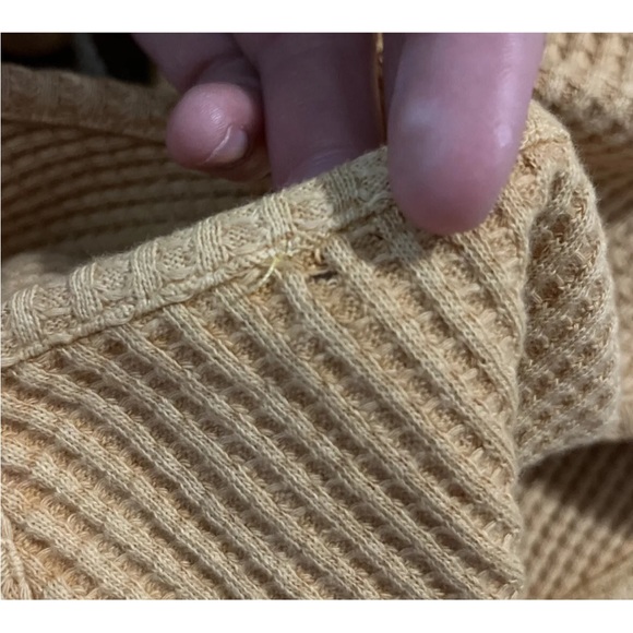 Free People FP One Katya Thermal Tank Dress Golden Yellow Mimosa Size M - Picture 8 of 9